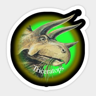 Triceratops Icon Sticker